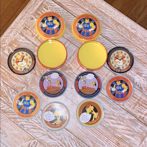 🍺2 Sets Simpsons Coasters Both for $45🍺NWOT - Picture 7 of 8